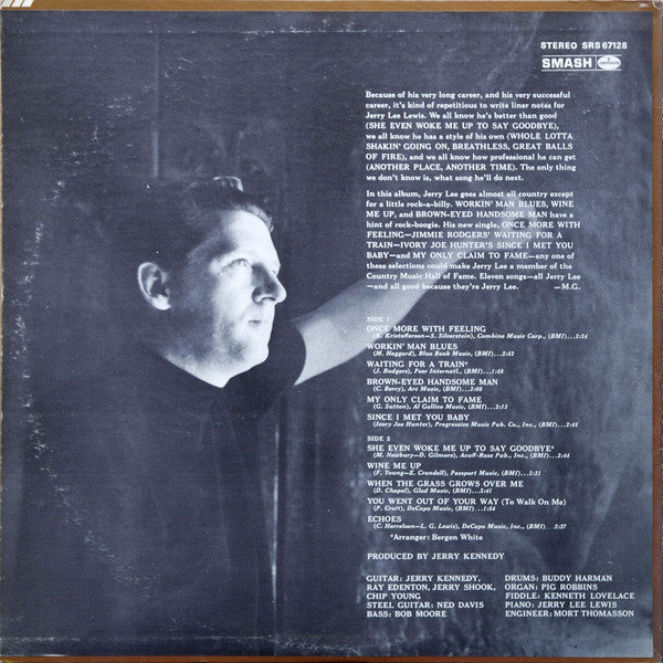 Lewis, Jerry Lee - She Even Woke Me Up To Say Goodbye (VG+) (Vinyl LP)