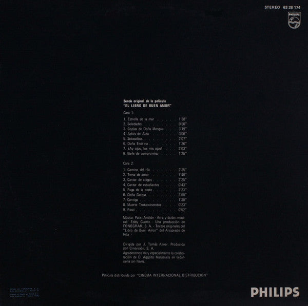 El Libro Del Buen Amor Soundtrack (VG+) (Vinyl LP)