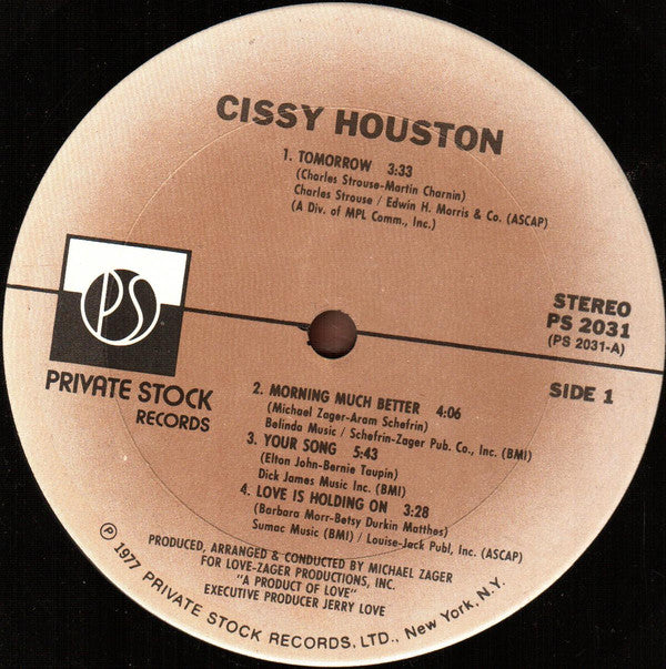 Houston, Cissy - Cissy Houston (VG+) (Vinyl LP)