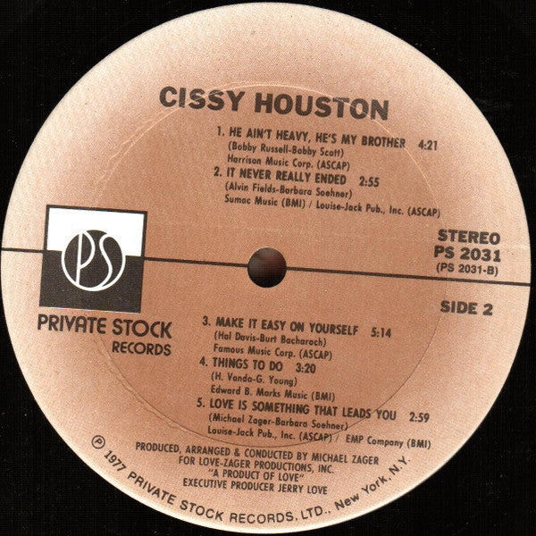 Houston, Cissy - Cissy Houston (VG+) (Vinyl LP)