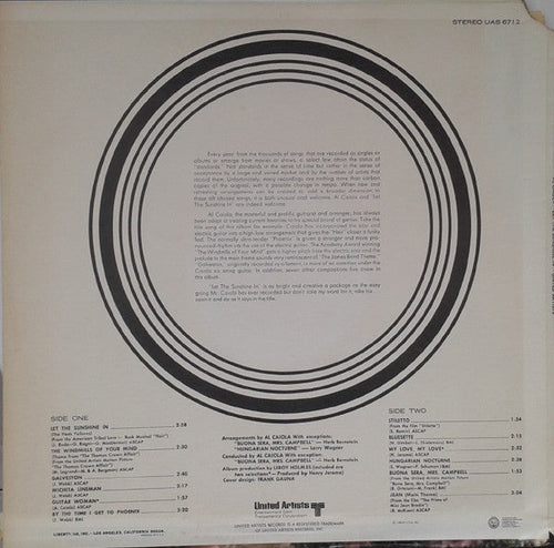 Caiola, Al - Let The Sunshine In (VG+) (Vinyl LP)