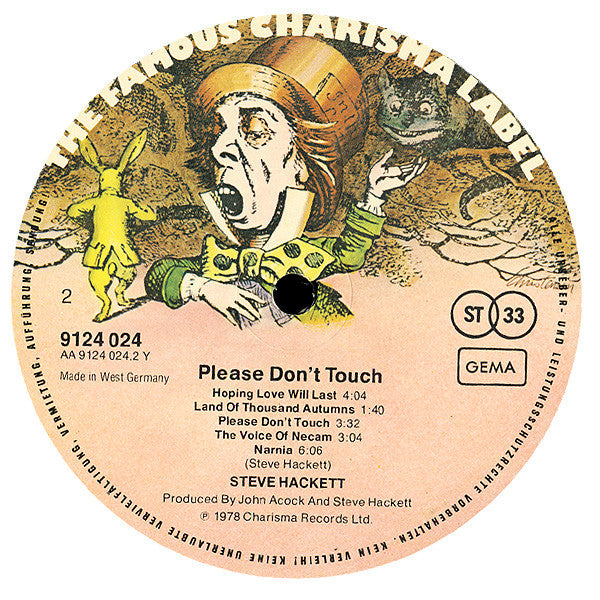 Hackett, Steve - Please Don't Touch! (VG+) (Vinyl LP)