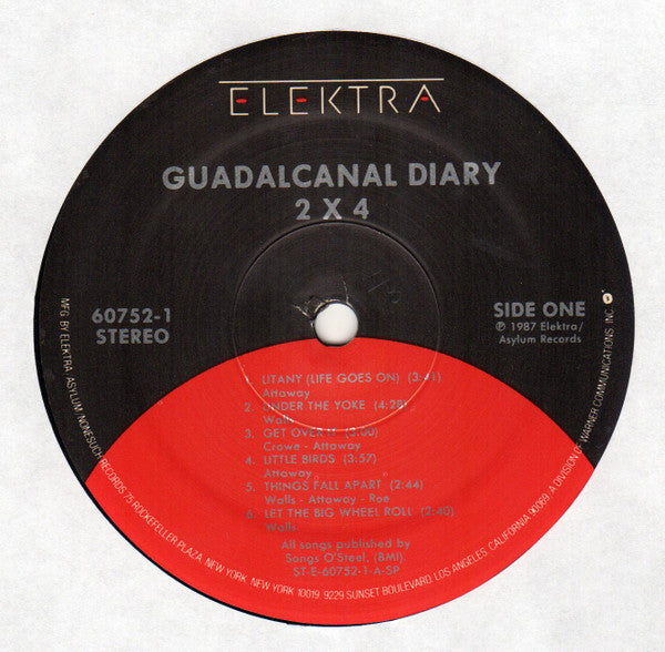 Guadalcanal Diary - 2 X 4 (VG+) (Vinyl LP)