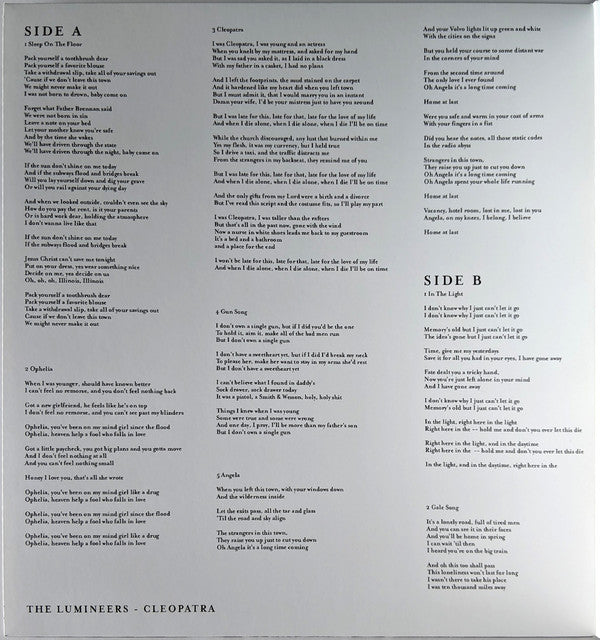 Lumineers - Cleopatra (Vinyl, NM or M-) (Vinyl LP)