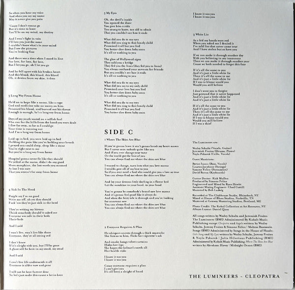 Lumineers - Cleopatra (Vinyl, NM or M-) (Vinyl LP)