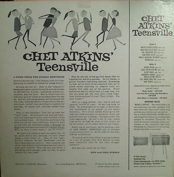 Atkins, Chet - Chet Atkins' Teensville (VG) (Vinyl LP)