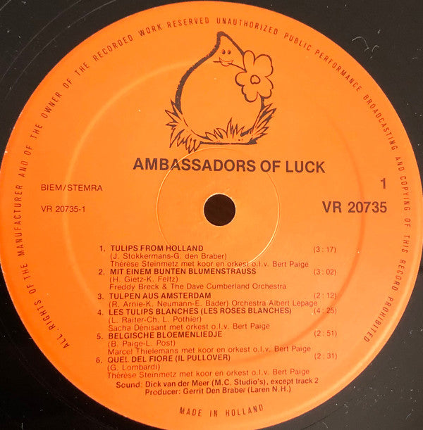 Ambassadors Of Luck - Euro-Flower-Songfestival (VG+) (Vinyl LP)