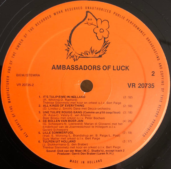 Ambassadors Of Luck - Euro-Flower-Songfestival (VG+) (Vinyl LP)
