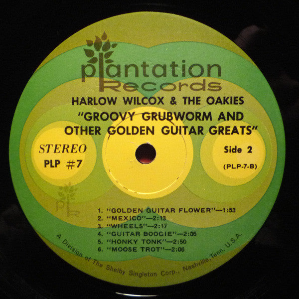 Wilcox, Harlow & The Oakies - Groovy Grubworm And Other Golden Guitar Greats (VG) (Vinyl LP)