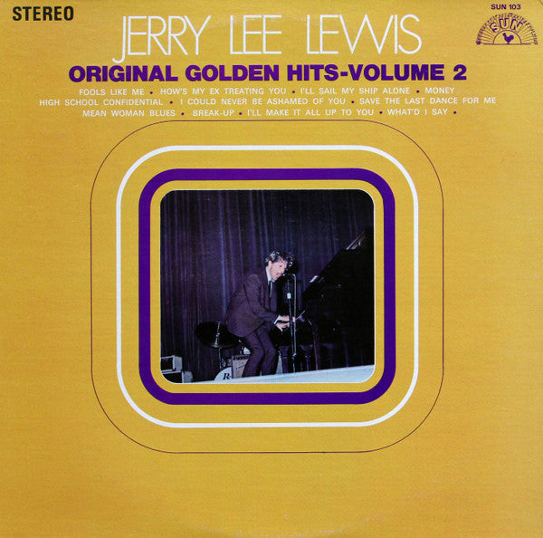 Lewis, Jerry Lee - Original Golden Hits - Volume 2 (VG+) (Vinyl LP)