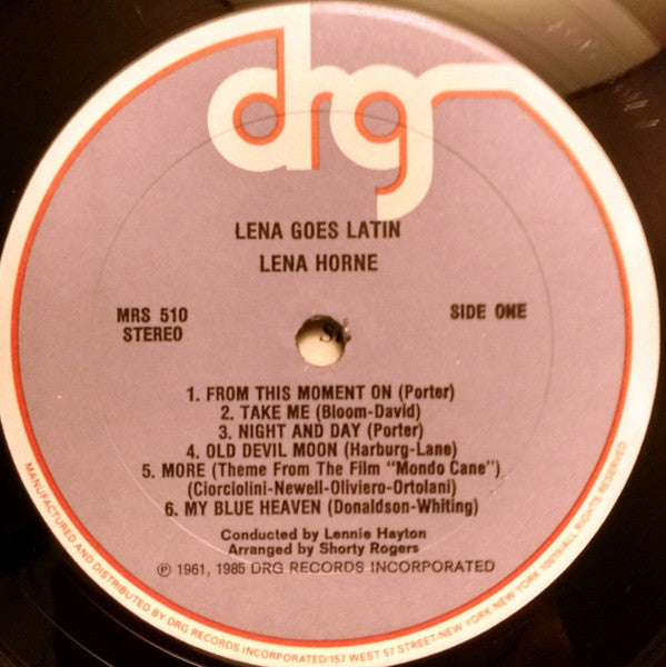 Horne, Lena - Lena Goes Latin (VG) (Vinyl LP)