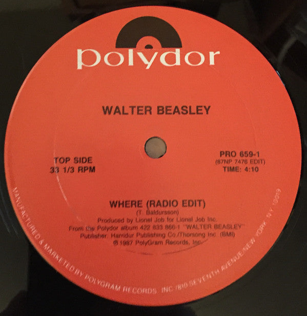 Beasley, Walter - Where (NM or M-) (Vinyl LP)