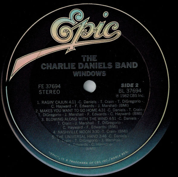 Daniels, Charlie Band - Windows (VG+) (Vinyl LP)