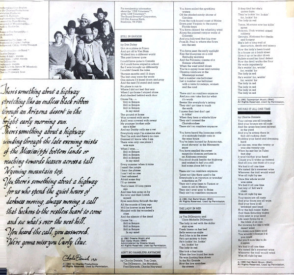 Daniels, Charlie Band - Windows (VG+) (Vinyl LP)