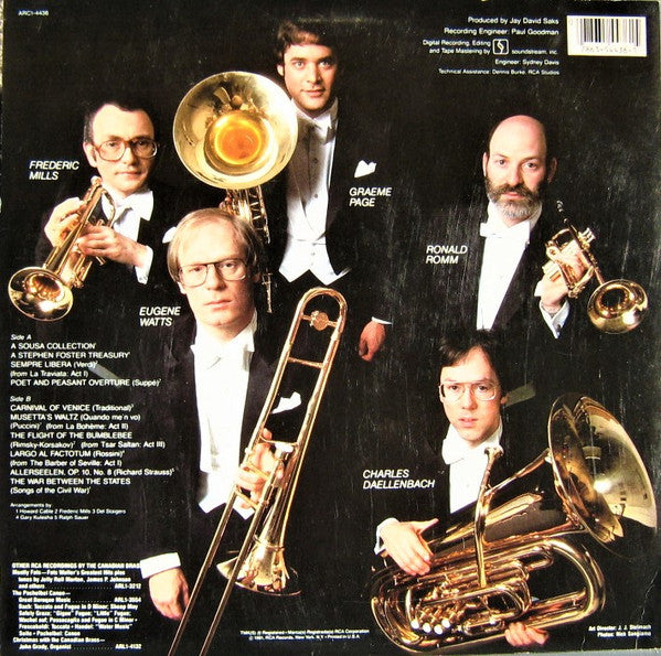 Canadian Brass - The Village Band A Nostalgic Recollection By The Canadian Brass  (NM or M-) (Vinyl LP)