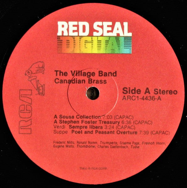 Canadian Brass - The Village Band A Nostalgic Recollection By The Canadian Brass  (NM or M-) (Vinyl LP)