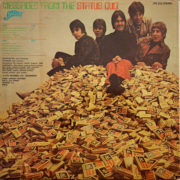 Status Quo - Messages From The Status Quo (Vinyl, VG+) (Vinyl LP)
