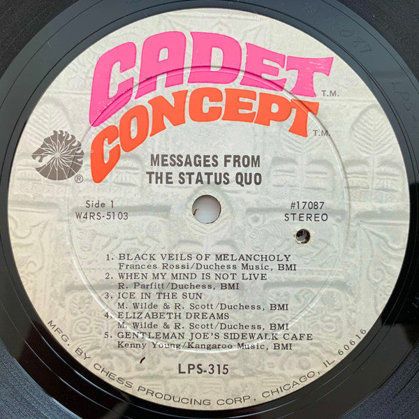 Status Quo - Messages From The Status Quo (Vinyl, VG+) (Vinyl LP)