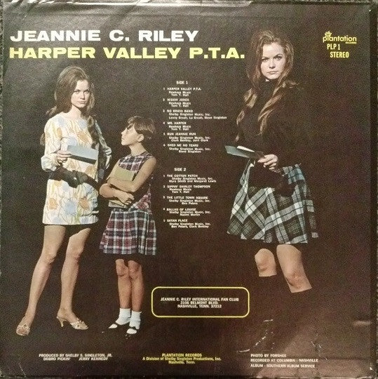 Riley, Jeanine C. - Harper Valley P.T.A. (NM or M-) (Vinyl LP)