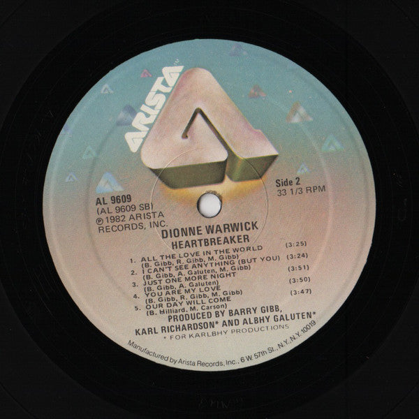 Warwick, Dionne - Heartbreaker (VG+) (Vinyl LP)