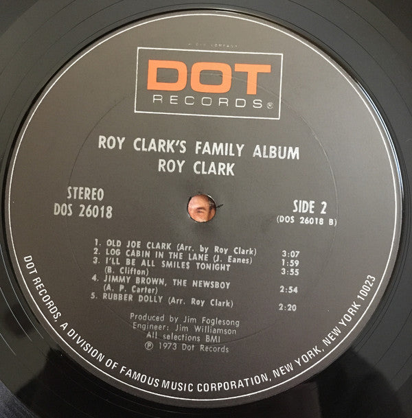 Clark, Roy - Roy Clark's Family Album (Vinyl, VG) (Vinyl LP)