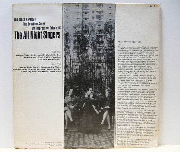 All-Night Singers - The All Night Singers (VG) (Vinyl LP)