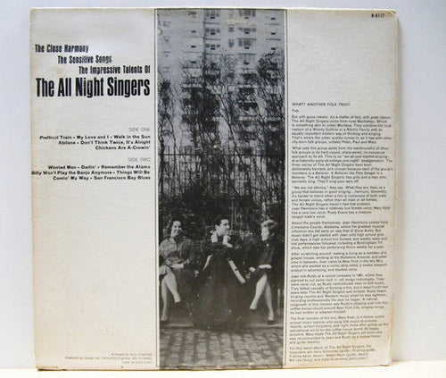 All-Night Singers - The All Night Singers (VG) (Vinyl LP)