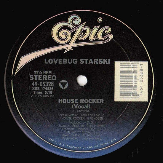 Lovebug Starski - House Rocker (VG+) (Vinyl LP)