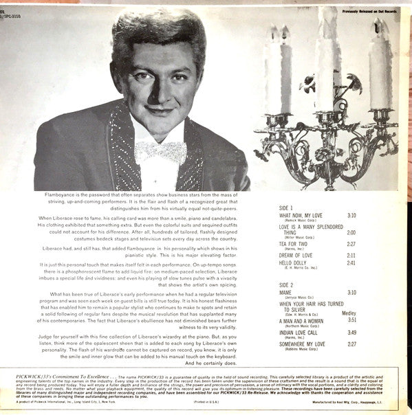 Liberace - What Now My Love (VG+) (Vinyl LP)