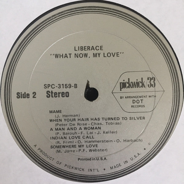 Liberace - What Now My Love (VG+) (Vinyl LP)
