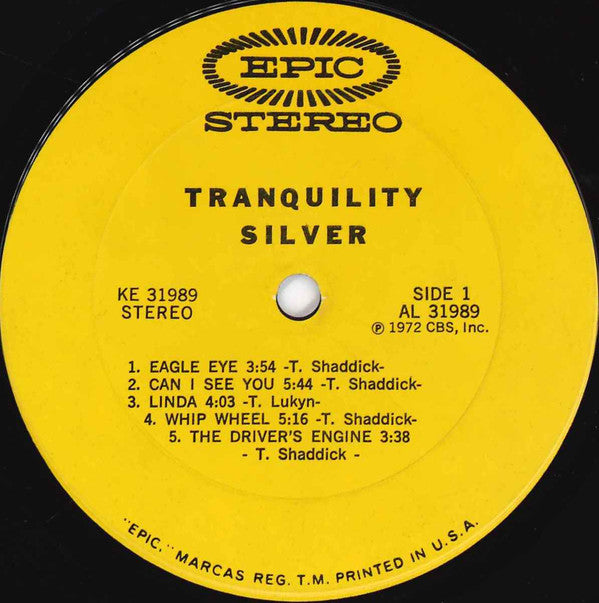 Tranquility  - Silver (VG+) (Vinyl LP)