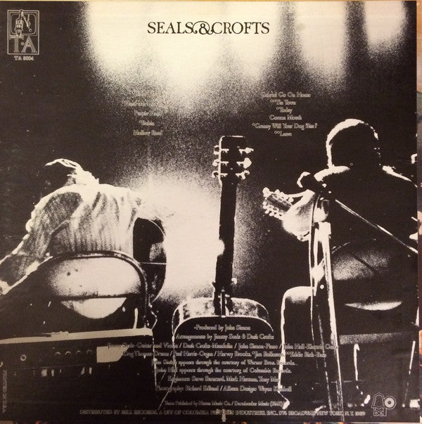 Seals & Crofts - Down Home (Vinyl, VG+) (Vinyl LP)