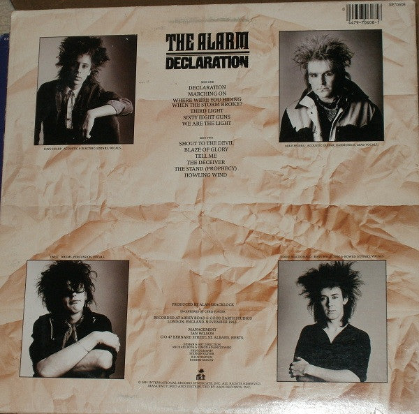 Alarm - Declaration (VG) (Vinyl LP)