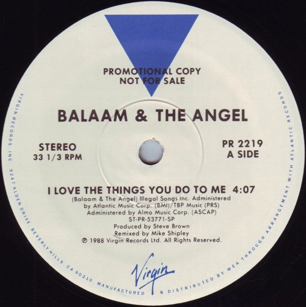 Balaam & The Angel - I Love The Things You Do To Me (VG+) (Vinyl LP)