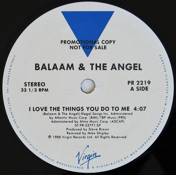 Balaam & The Angel - I Love The Things You Do To Me (VG+) (Vinyl LP)