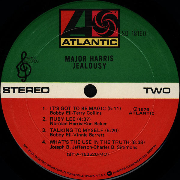 Harris, Major - Jealousy (Vinyl, VG+) (Vinyl LP)