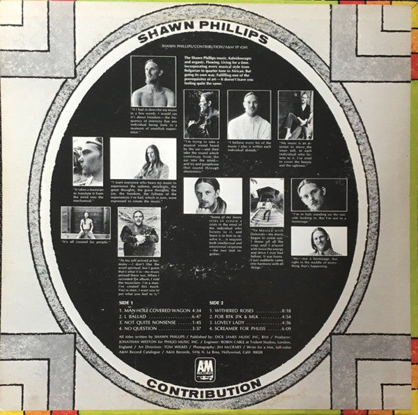Phillips, Shawn  - Contribution (VG+) (Vinyl LP)