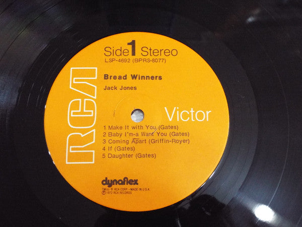Jones, Jack - Bread Winners (VG+) (Vinyl LP)