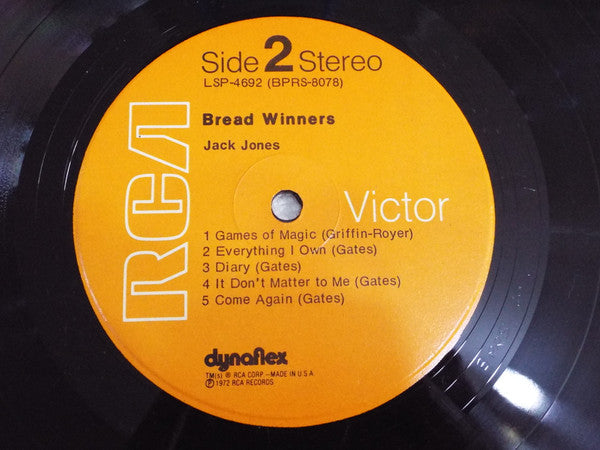 Jones, Jack - Bread Winners (VG+) (Vinyl LP)