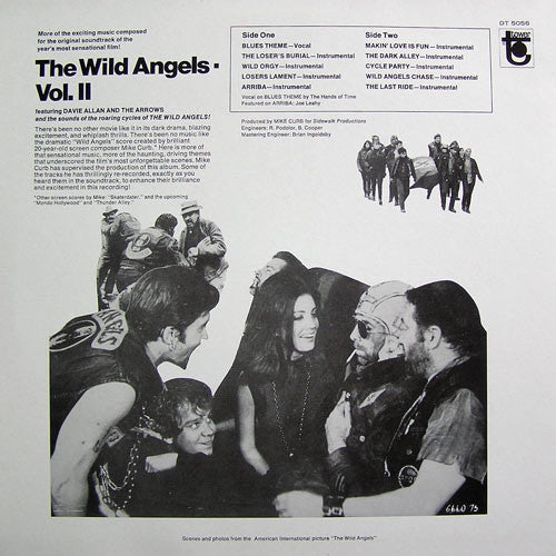 Wild Angels, Volume II (Original Soundtrack) (VG) (Vinyl LP)