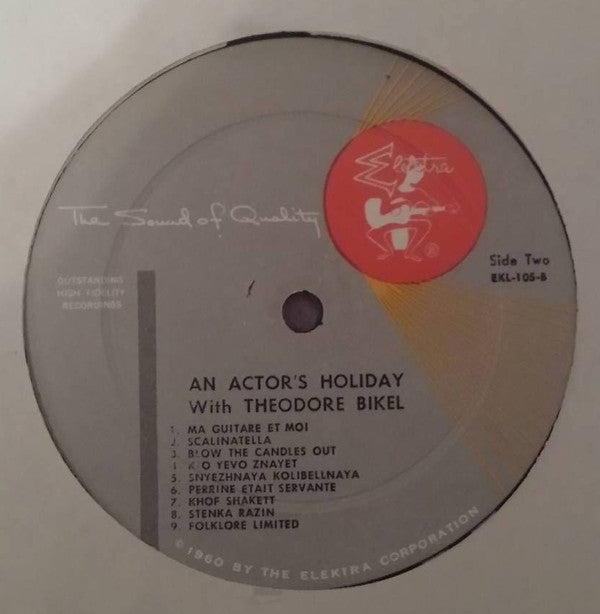 Bikel, Theodore - An Actor's Holiday (VG+) (Vinyl LP)