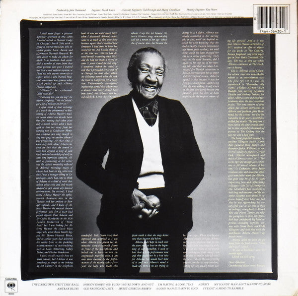 Hunter, Alberta - Amtrak Blues (Vinyl, VG) (Vinyl LP)