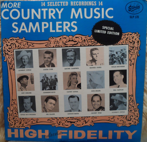 Various - More Country Music Samplers (VG) (Vinyl LP)