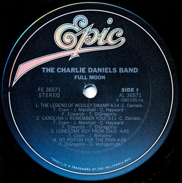 Charlie Daniels Band - Full Moon (Vinyl, VG+) (Vinyl LP)