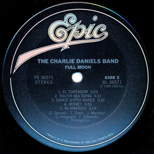 Charlie Daniels Band - Full Moon (Vinyl, VG+) (Vinyl LP)