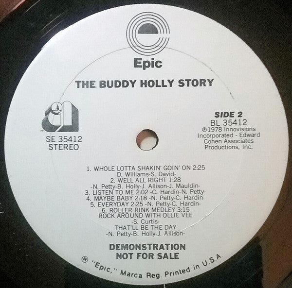 The Buddy Holly Story - Busey, Gary (Vinyl, VG+) (Vinyl LP)