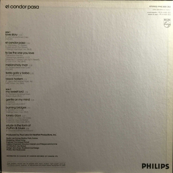 Mauriat, Paul And His Orchestra - El Condor Pasa (VG+) (Vinyl LP)