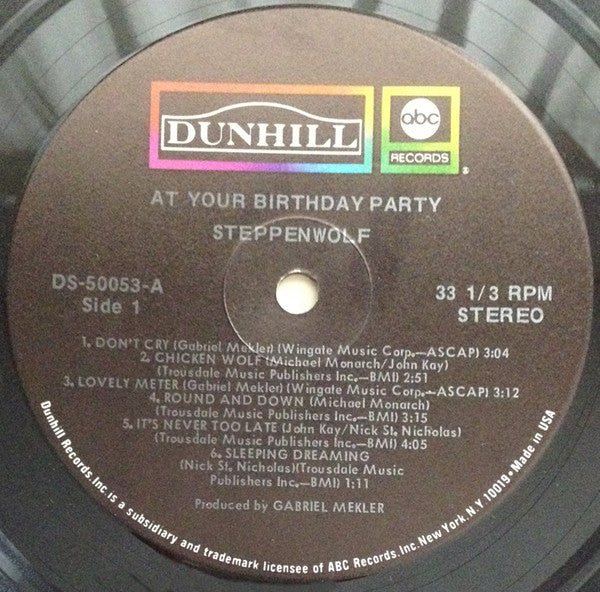 Steppenwolf - At Your Birthday Party (G+) (Vinyl LP)