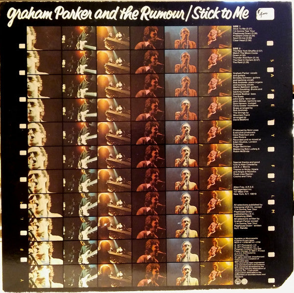 Parker, Graham And The Rumour - Stick To Me (VG) (Vinyl LP)