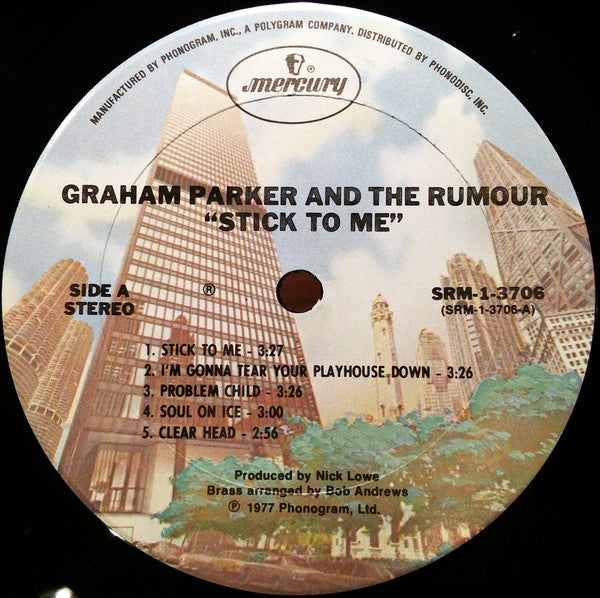 Parker, Graham And The Rumour - Stick To Me (VG) (Vinyl LP)